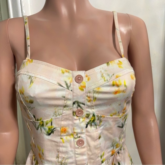 REBECCA TAYLOR Women’s Floral Print Midi Length Dress - Picture 7 of 14